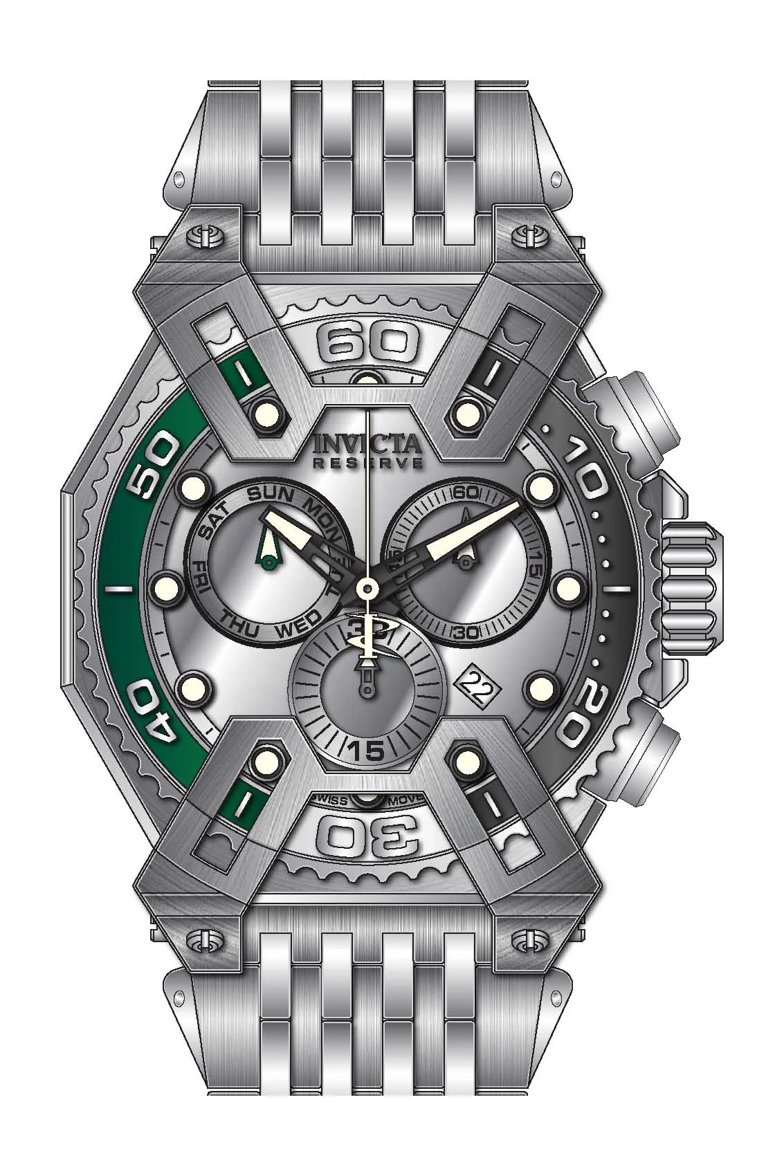 Parts for Invicta Reserve X-Wing Men None 42909 - Image 2