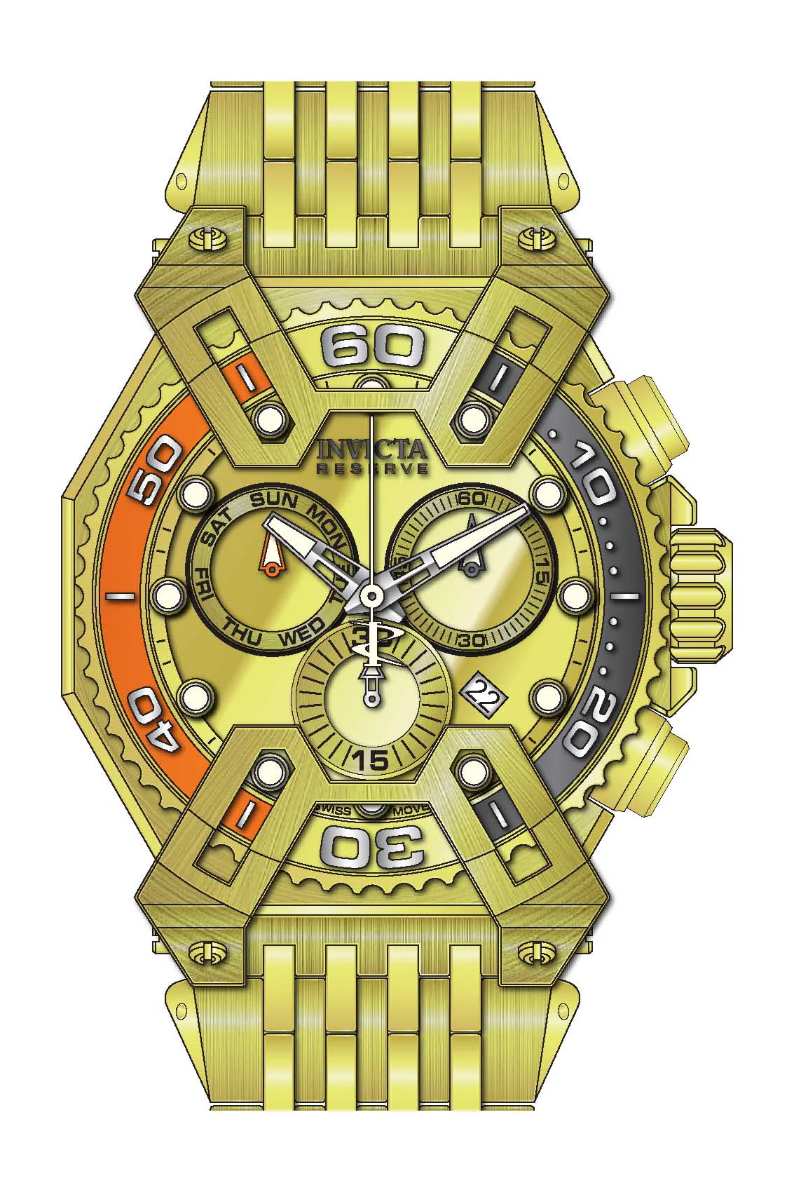Parts for Invicta Reserve X-Wing Men None 42912 - Image 2
