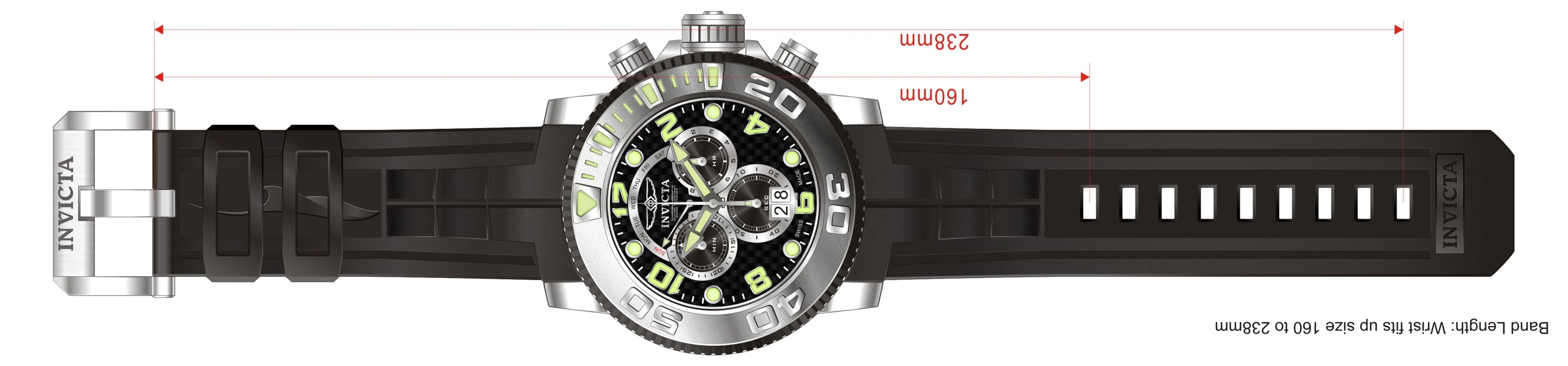 Parts for Invicta Sea Hunter 0412