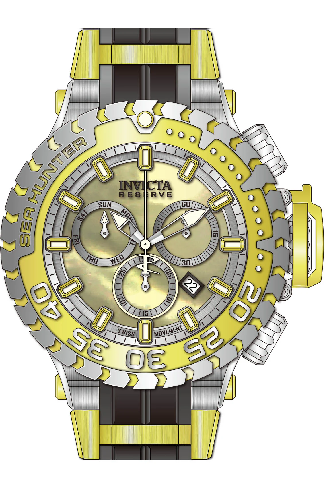 Parts for Invicta Sea Hunter Men 41013 - Image 2