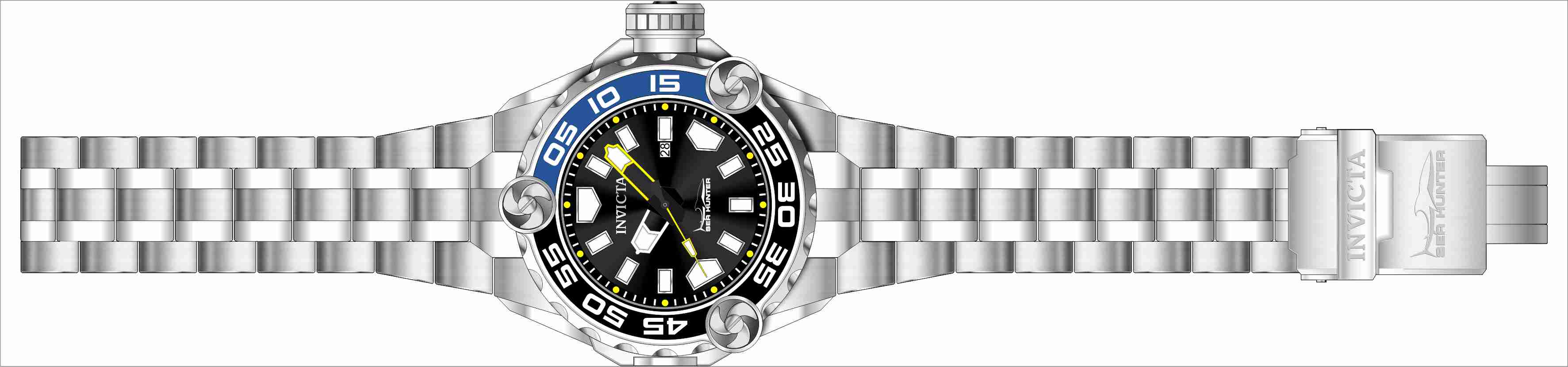 Parts For Invicta Sea Hunter Men 44860