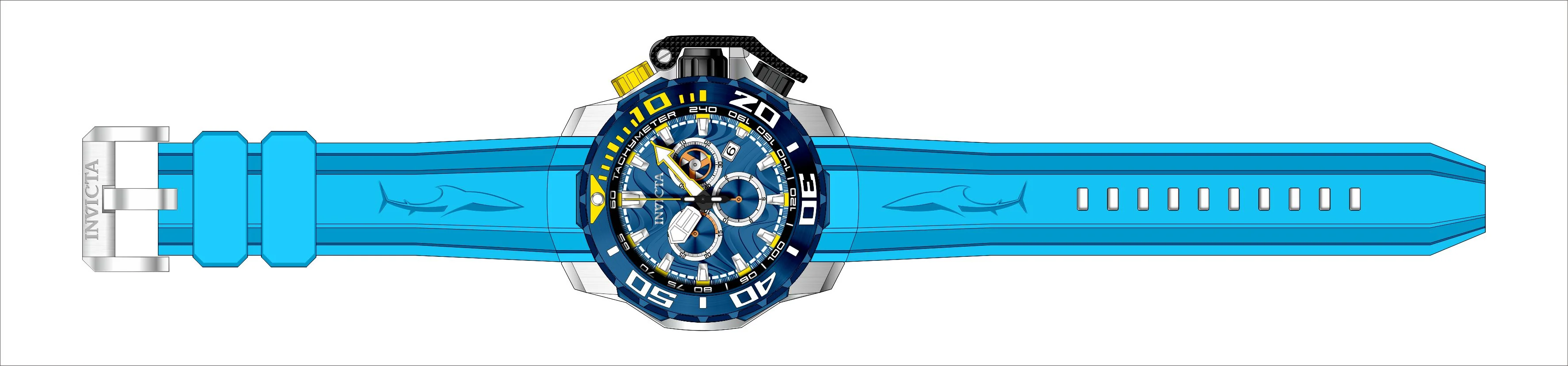 Parts For Invicta Sea Hunter Men 45556