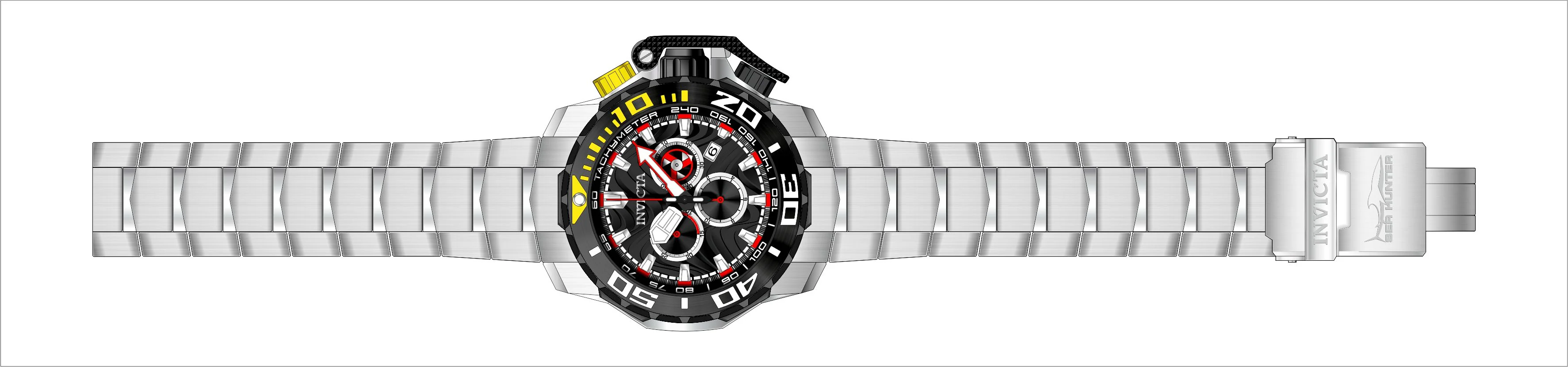 Parts For Invicta Sea Hunter  Men 45560