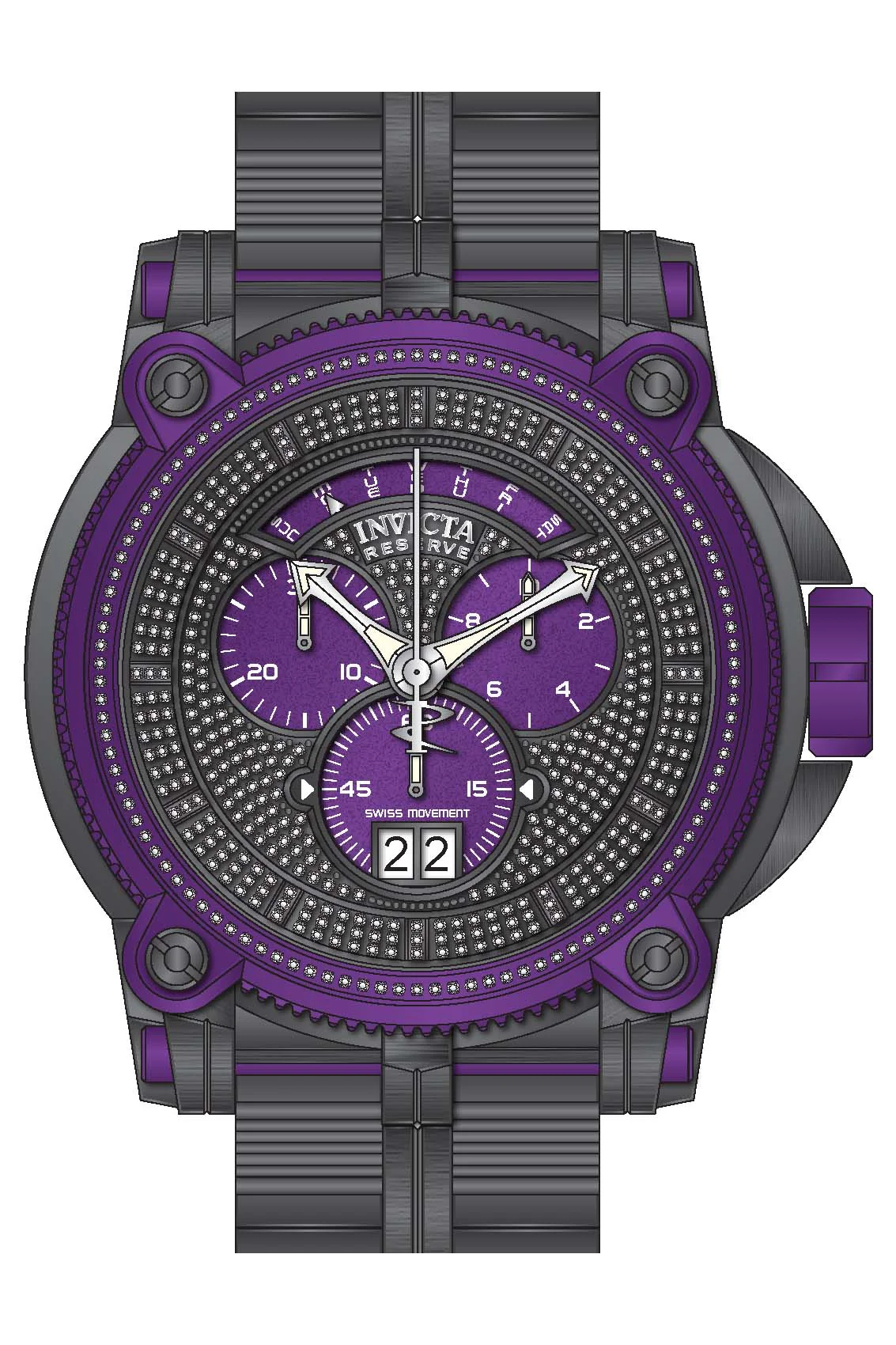 Parts for Invicta Sea Hunter Warrior Men 42086 - Image 2
