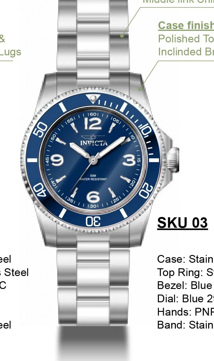 Parts For Invicta Specialty Men 49341