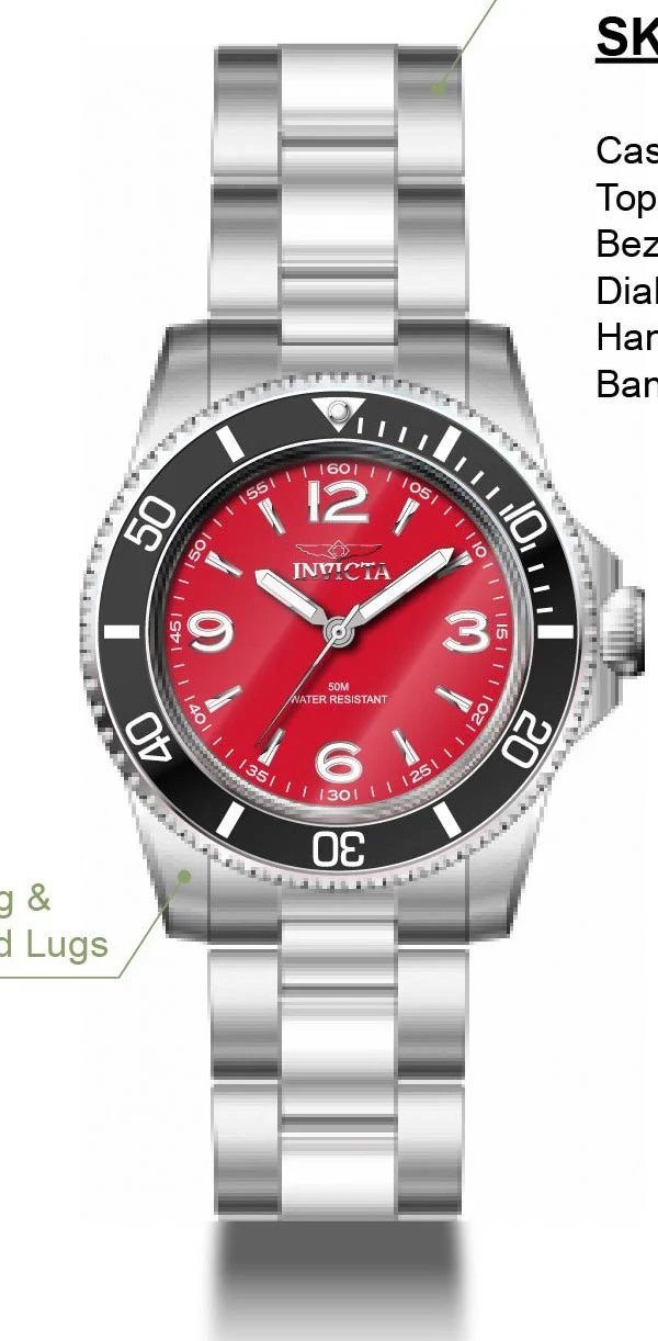 Parts For Invicta Specialty Men 49350