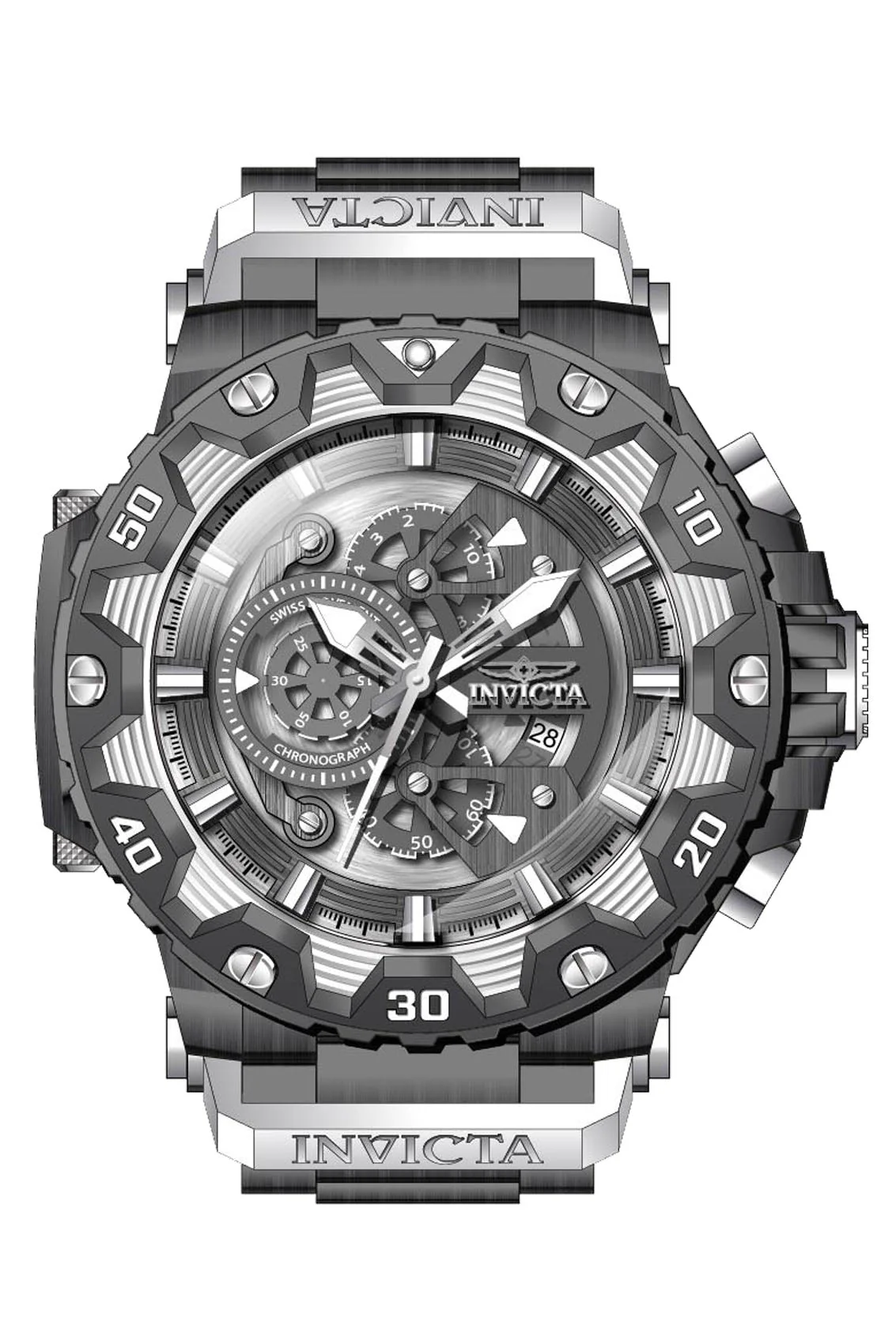 Parts for Invicta Specialty Zager Exclusive Men 35211 - Image 2