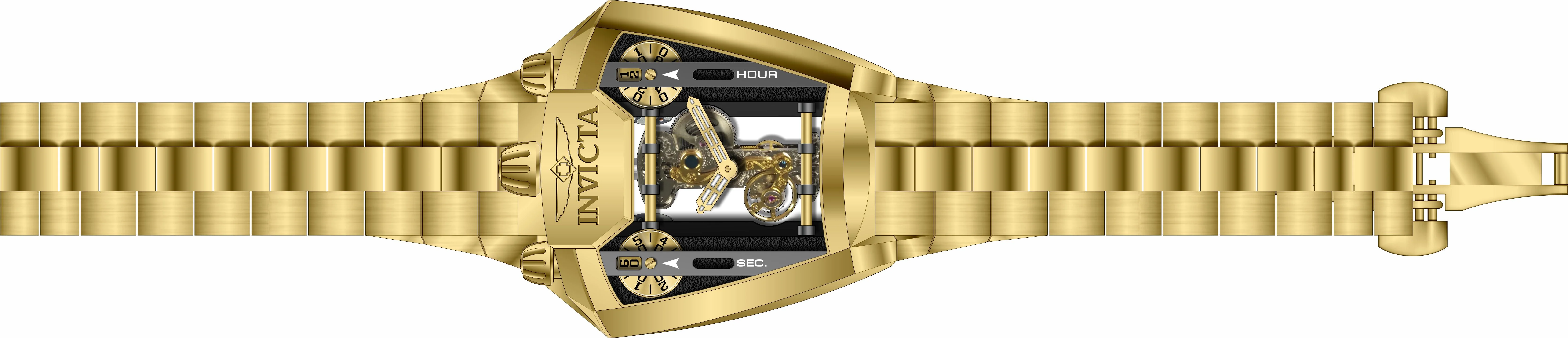 Parts for Invicta Speedway Zager Exclusive Men 35456