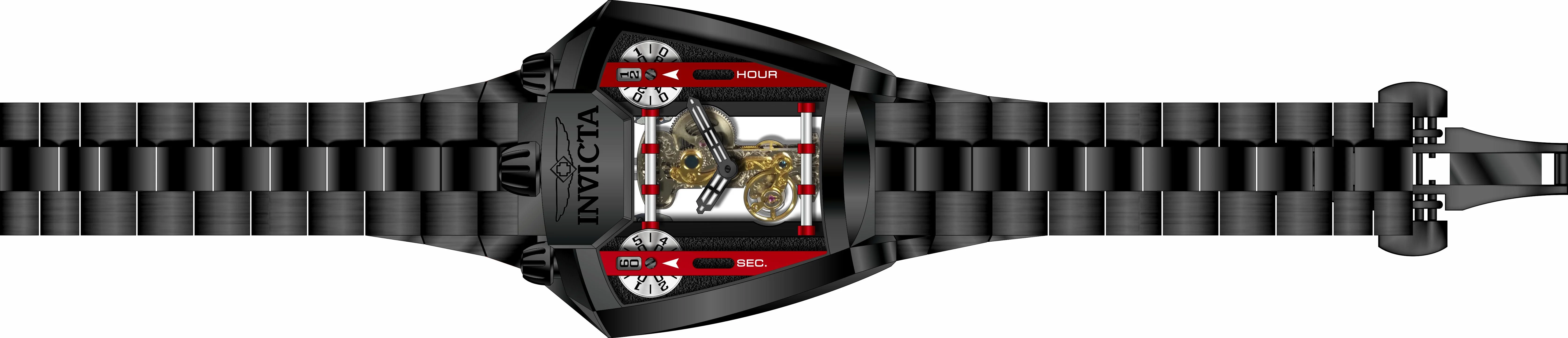 Parts for Invicta Speedway Zager Exclusive Men 35457