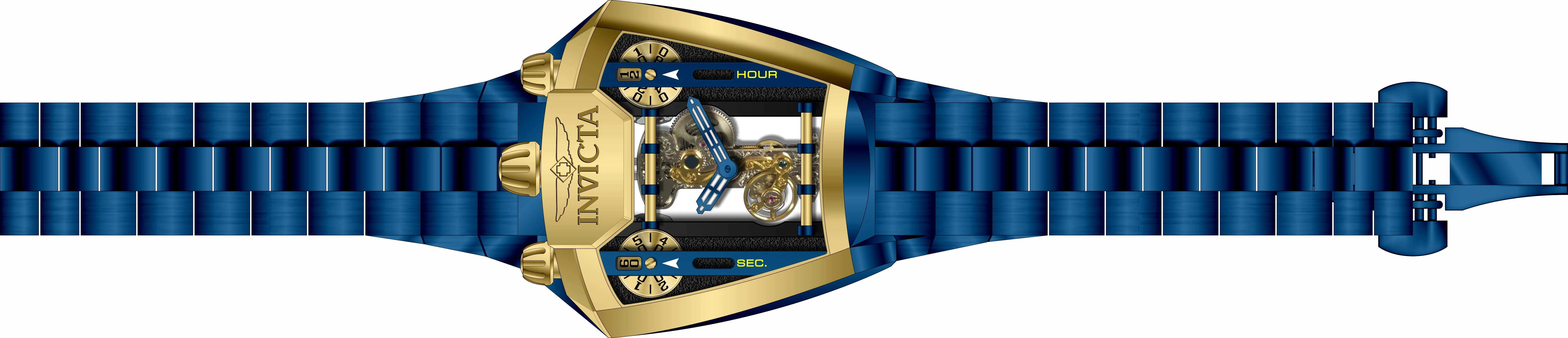 Parts for Invicta Speedway Zager Exclusive Men 35458