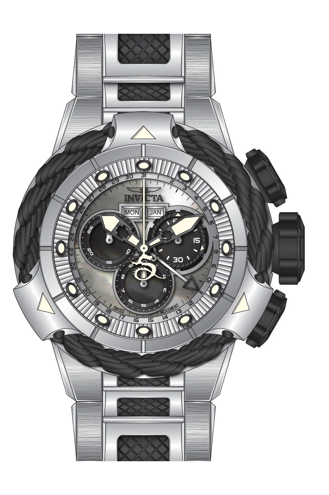 Parts for Invicta Subaqua Alpha Men 35999 - Image 2