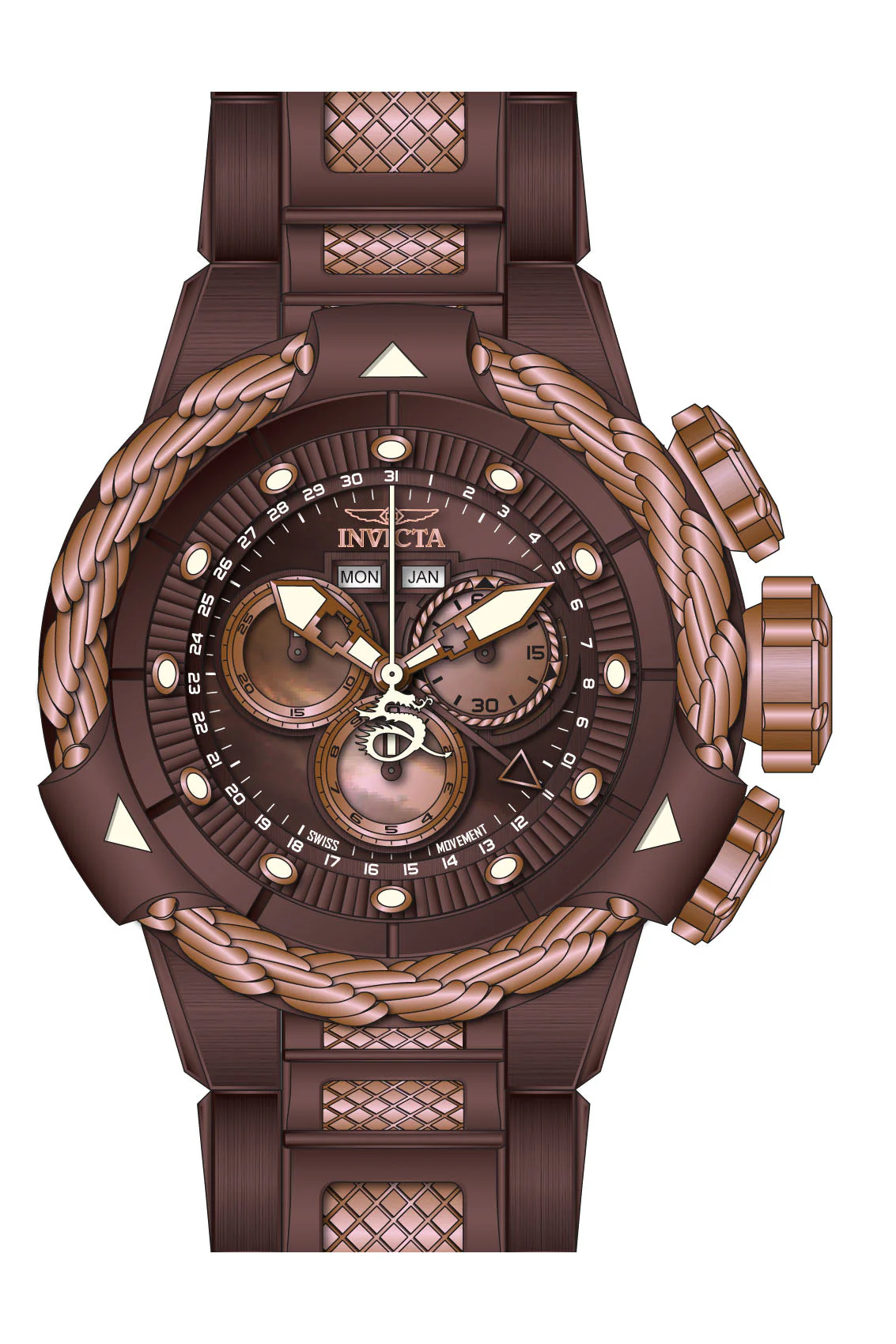 Parts for Invicta Subaqua Alpha Men 36003 - Image 2