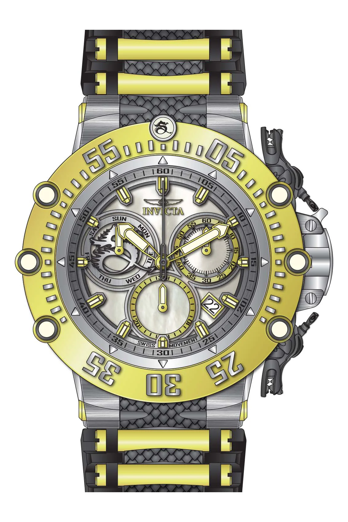 Parts for Invicta Subaqua Men 33648 - Image 2