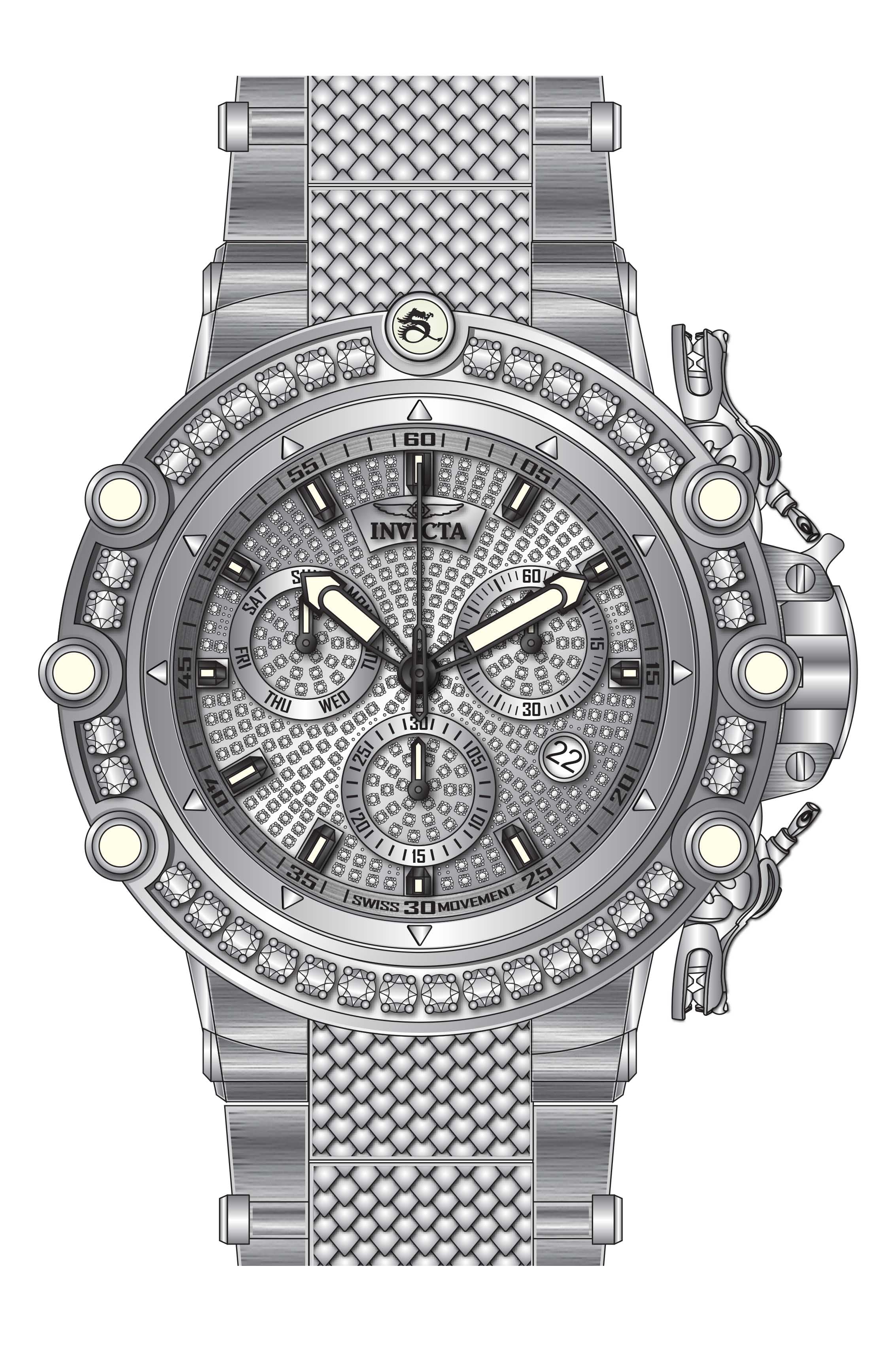 Parts for Invicta Subaqua Men 35559 - Image 2