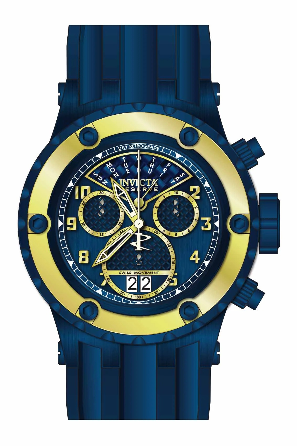 Parts for Invicta Subaqua Men Blue Label 35196 - Image 2