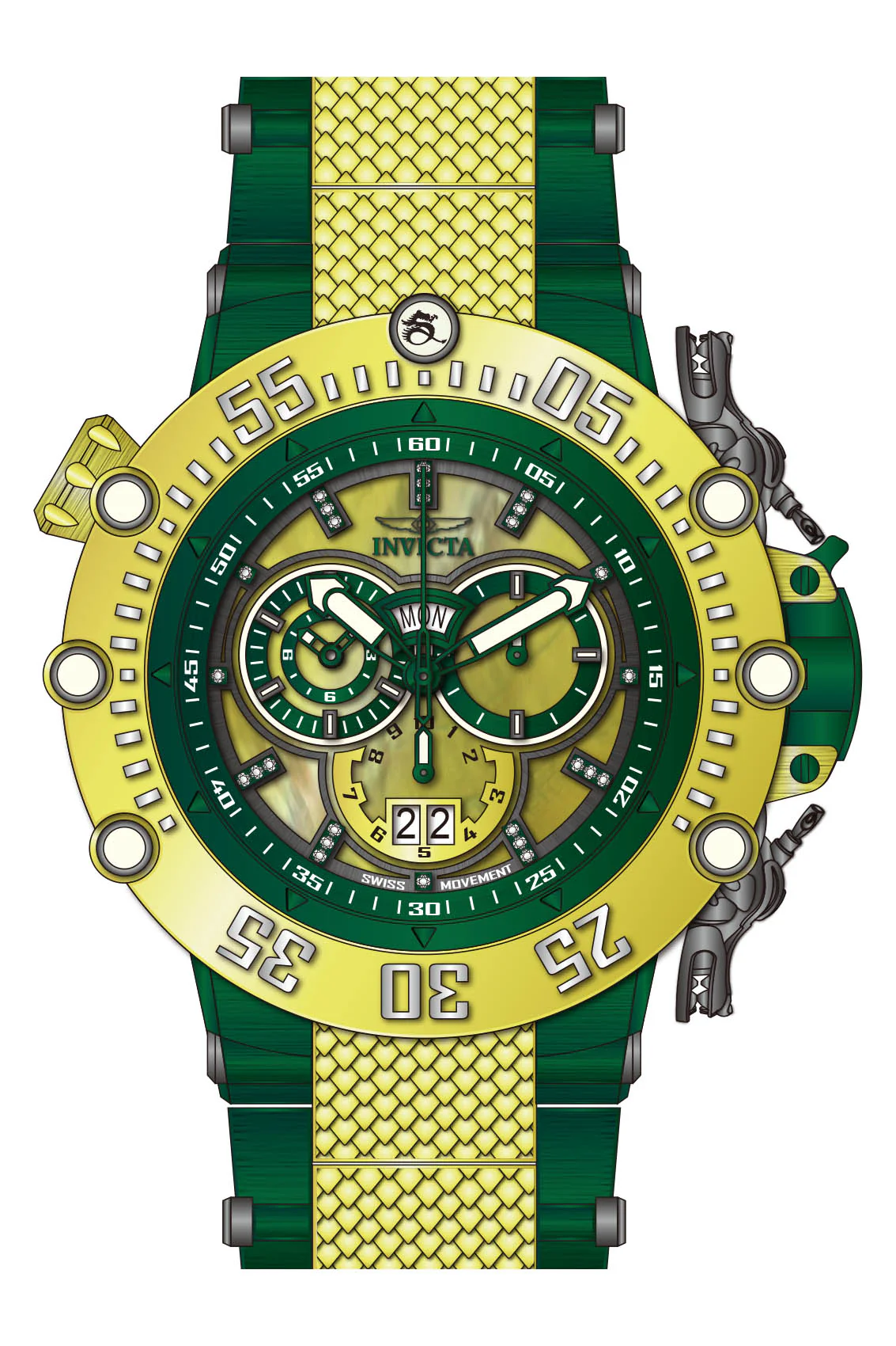 Parts for Invicta Subaqua Men None 39951 - Image 2