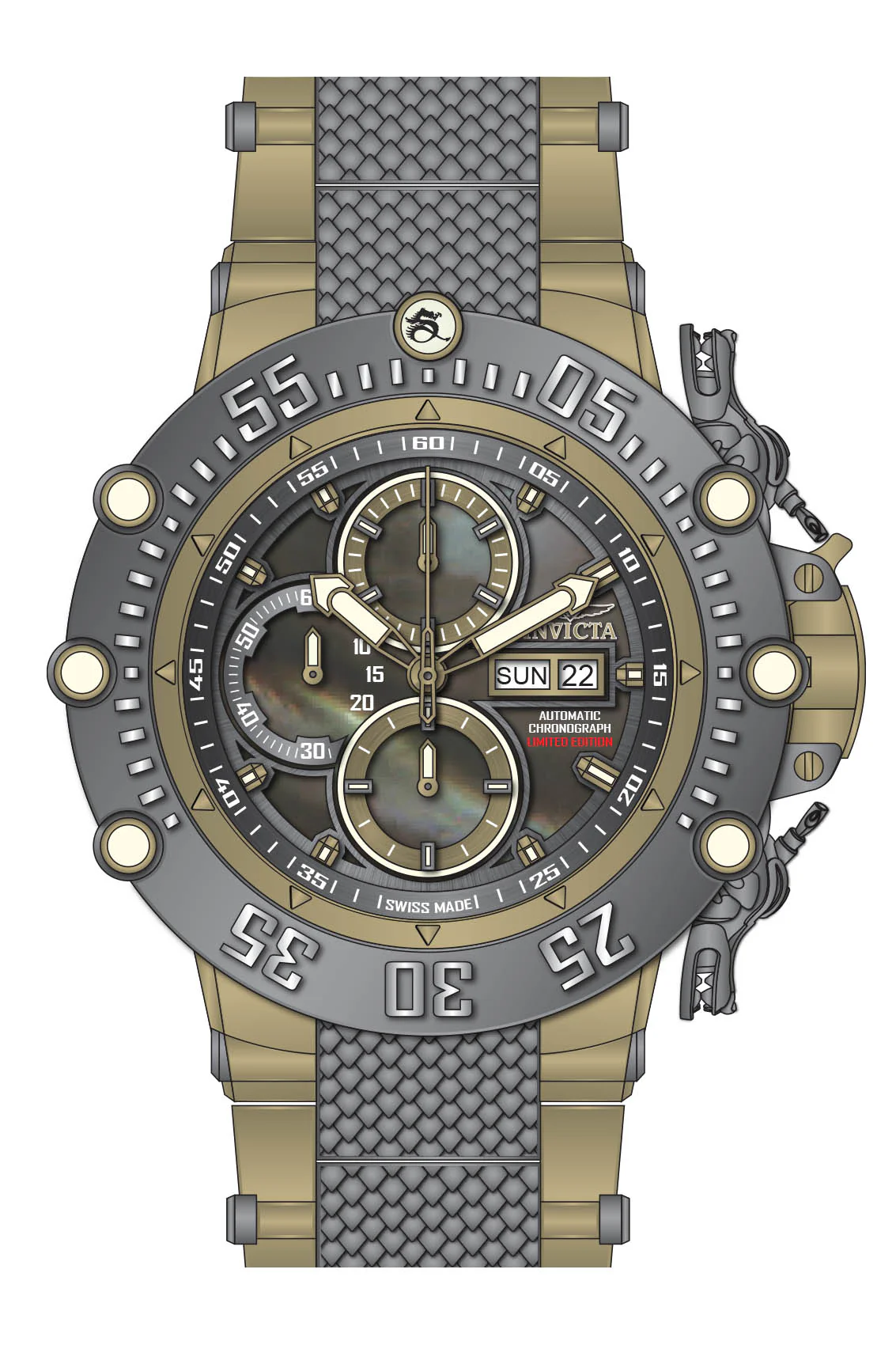 Parts for Invicta Subaqua Men None 43033 - Image 2