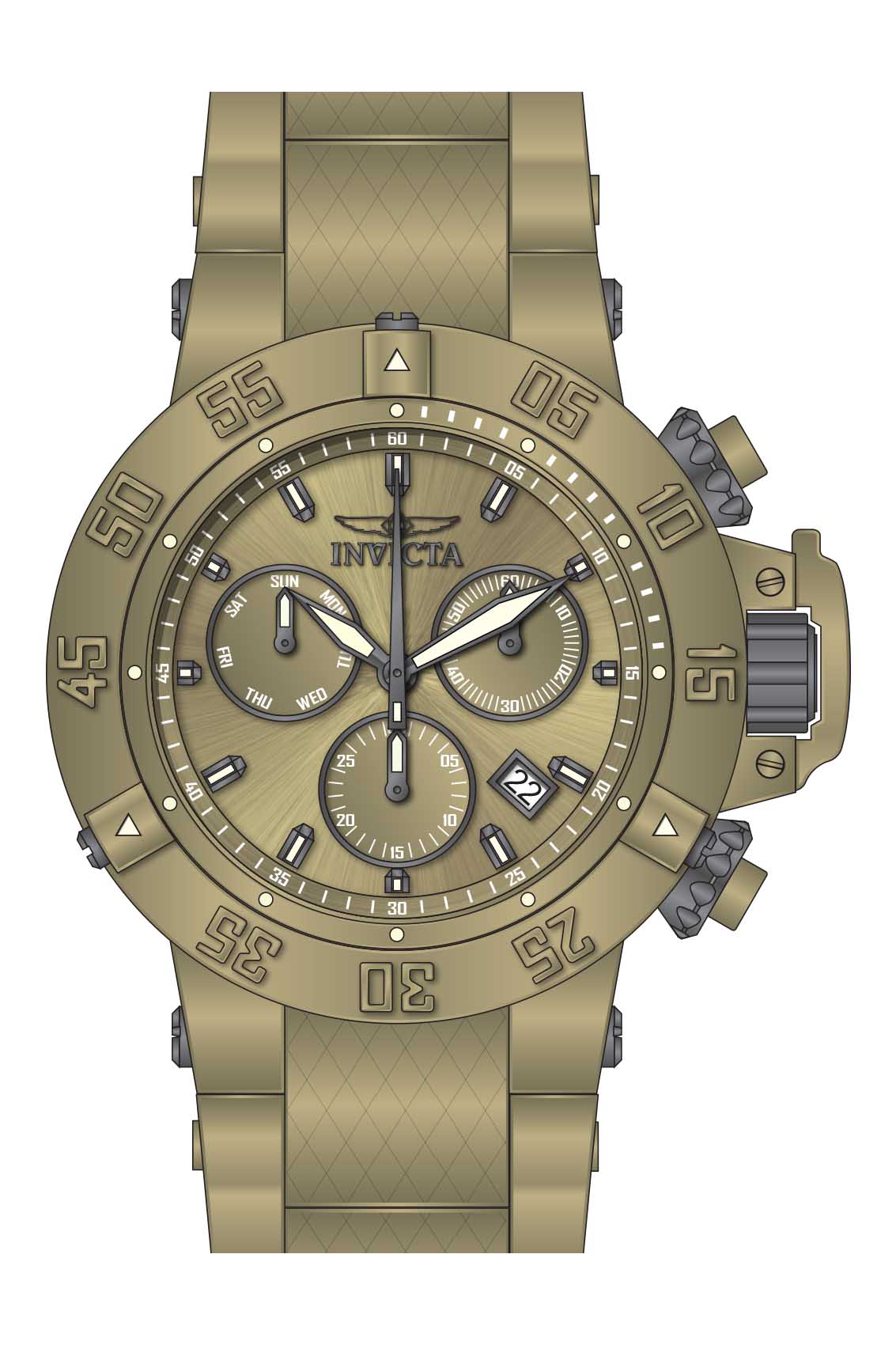 Parts for Invicta Subaqua Noma III Men None 40453 - Image 2