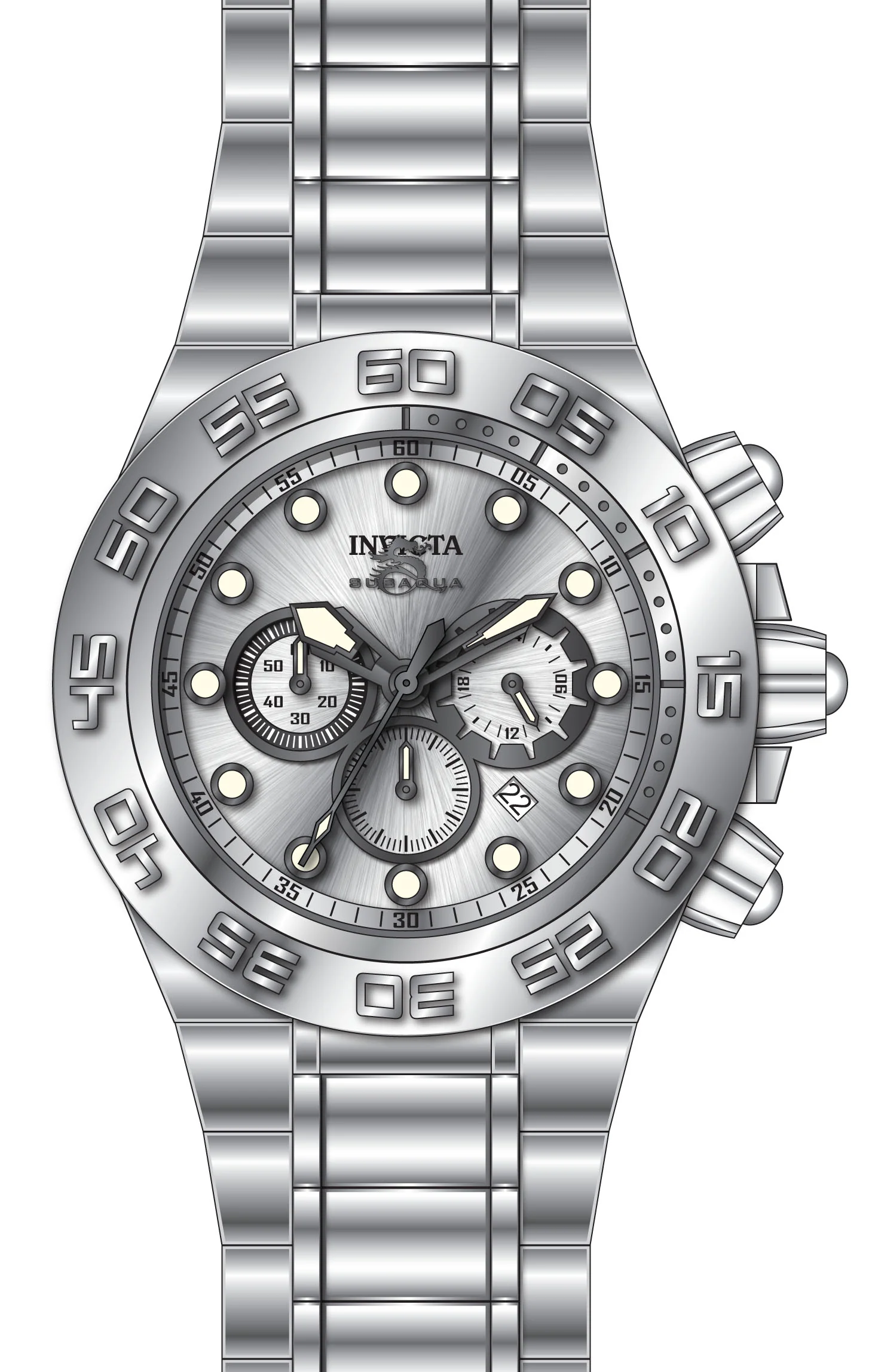 Parts For Invicta Subaqua Noma IV Men 46514