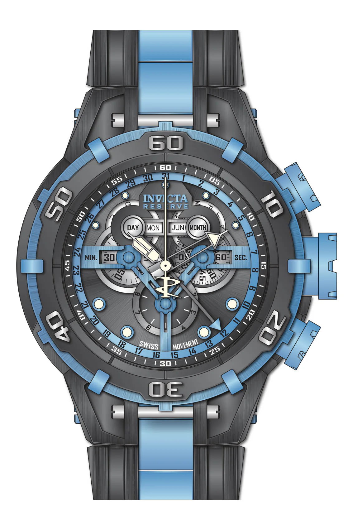 Parts for Invicta Subaqua Ocean Warrior Men 35392 - Image 2