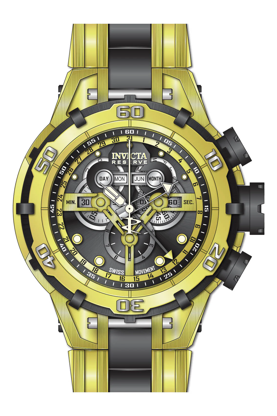 Parts for Invicta Subaqua Ocean Warrior Men 35625 - Image 2
