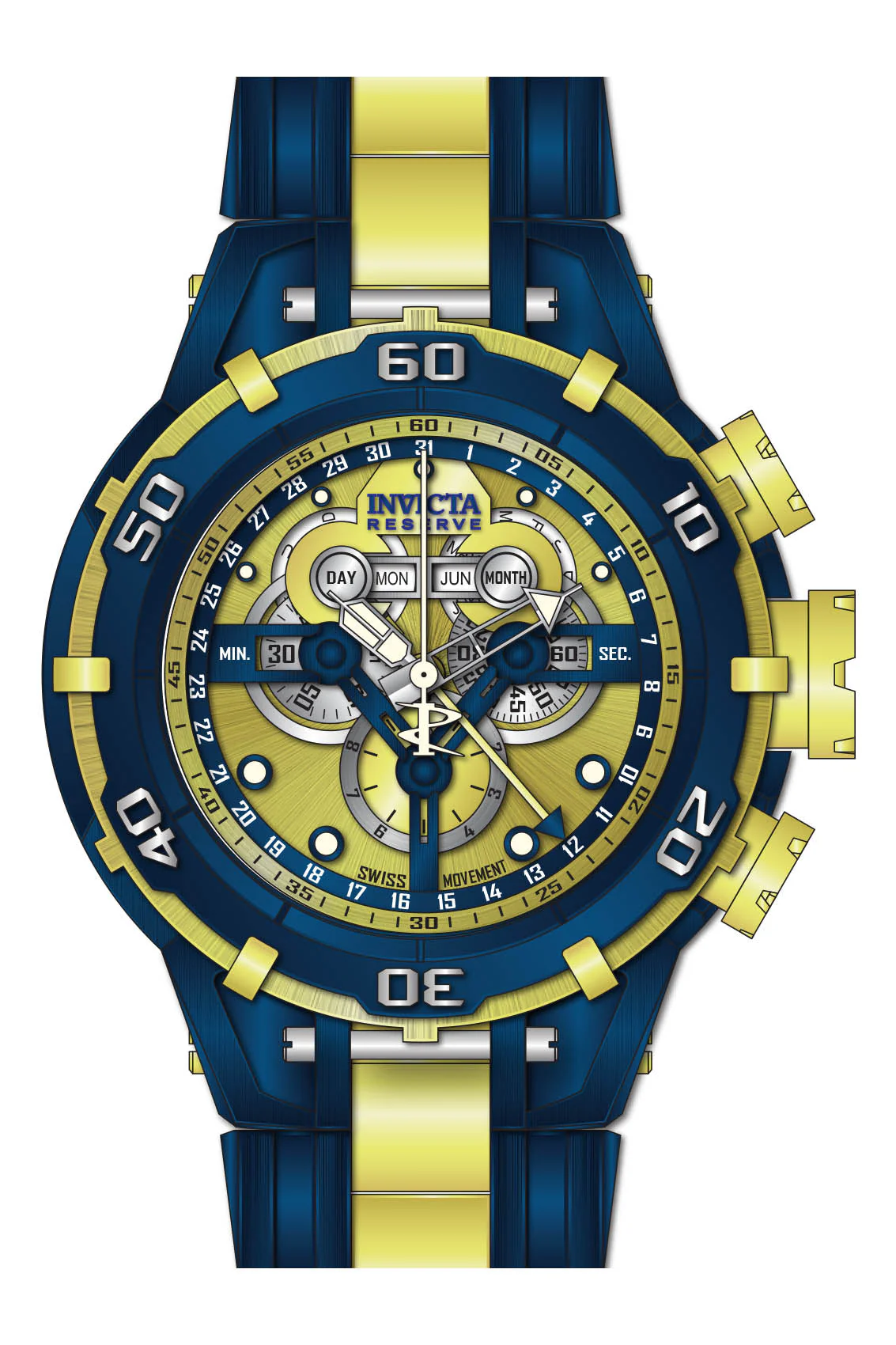 Parts for Invicta Subaqua Ocean Warrior Men 35626 - Image 2