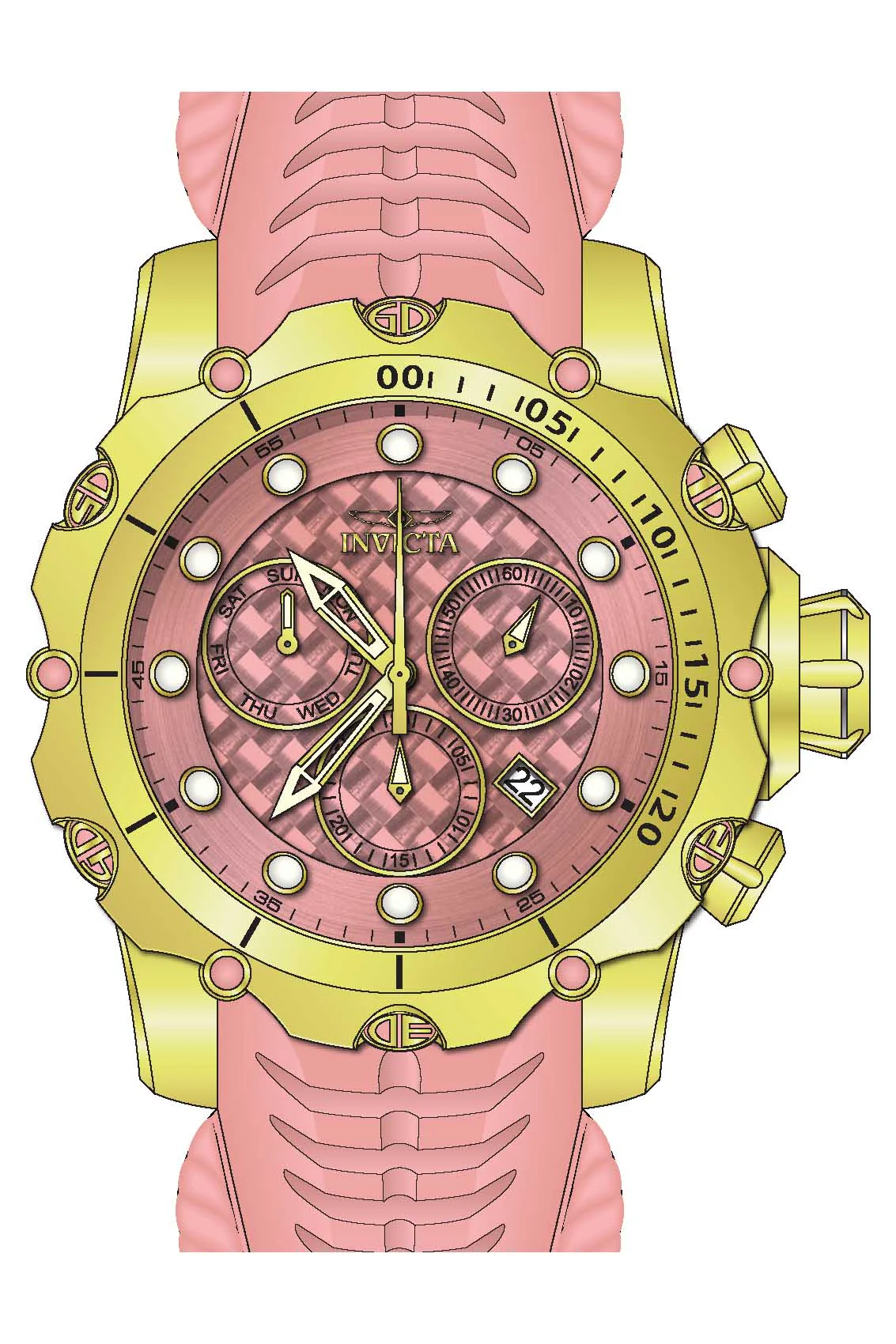 Parts for Invicta Venom Men 42616 - Image 2